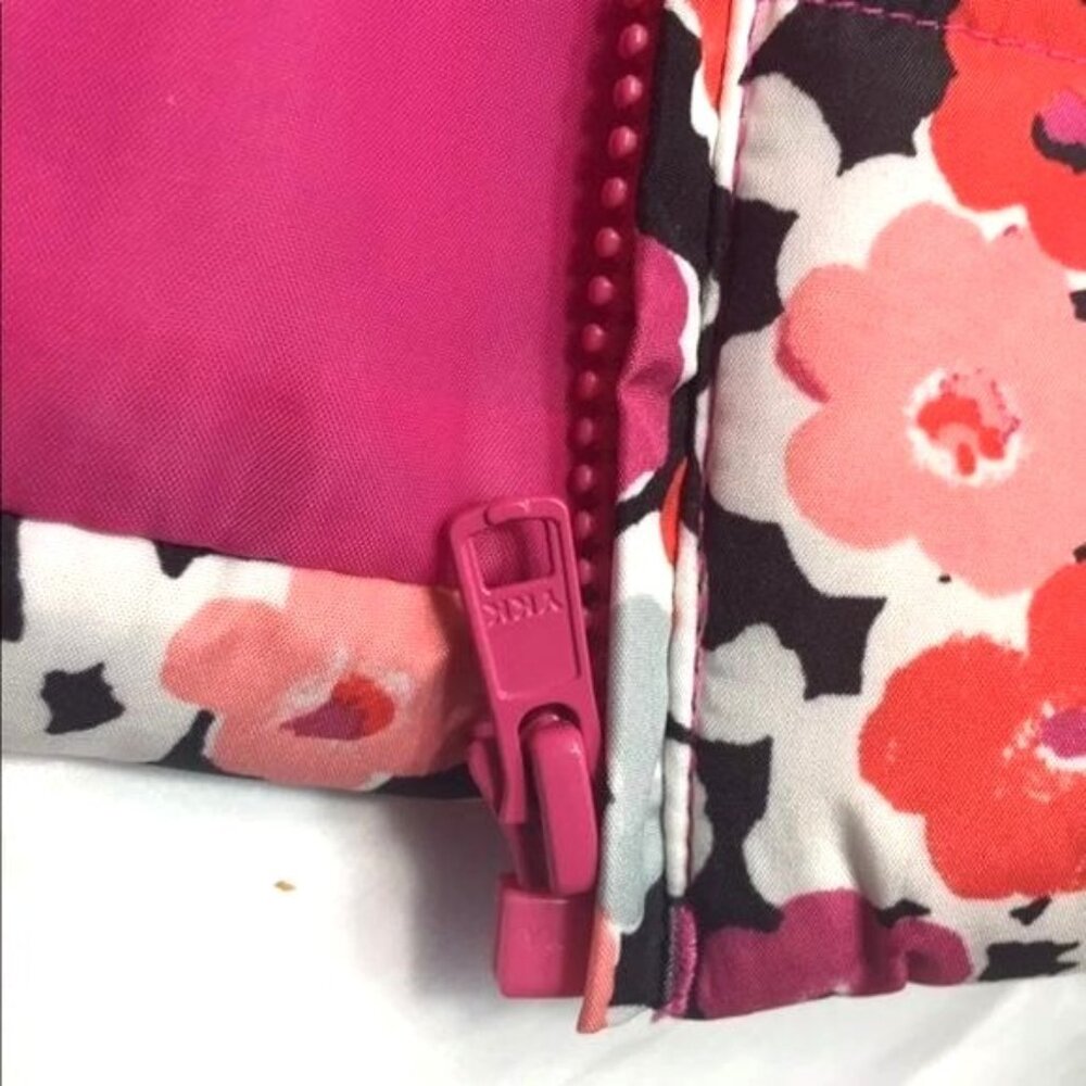 Gymboree Girl Floral Puffer Vest 4 XS - Picture 7 of 11